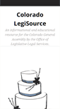 Mobile Screenshot of legisource.net
